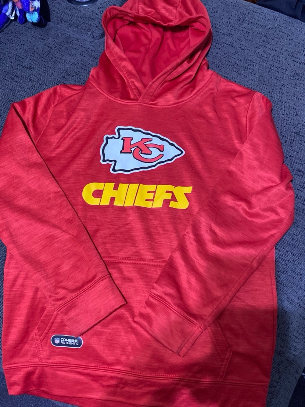 NFL Red Youth Team Apparel Pullover